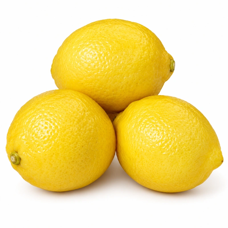 Färsk gul citron Handplockad citron